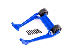 Traxxas Wheelie bar, blue (assembled)/ 3x20 CS (8) (9576X) TRAXXAS