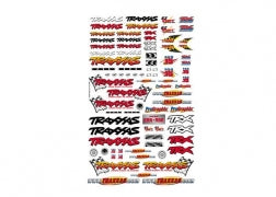 Traxxas Official Team Traxxas® racing decal set (flag logo/ 6-color) (9950) TRAXXAS