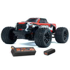 ARRMA 1/18 GRANITE GROM MEGA 380 Brushed 4X4 Monster Truck RTR with Battery & Charger (ARA2102) Horizon Hobby