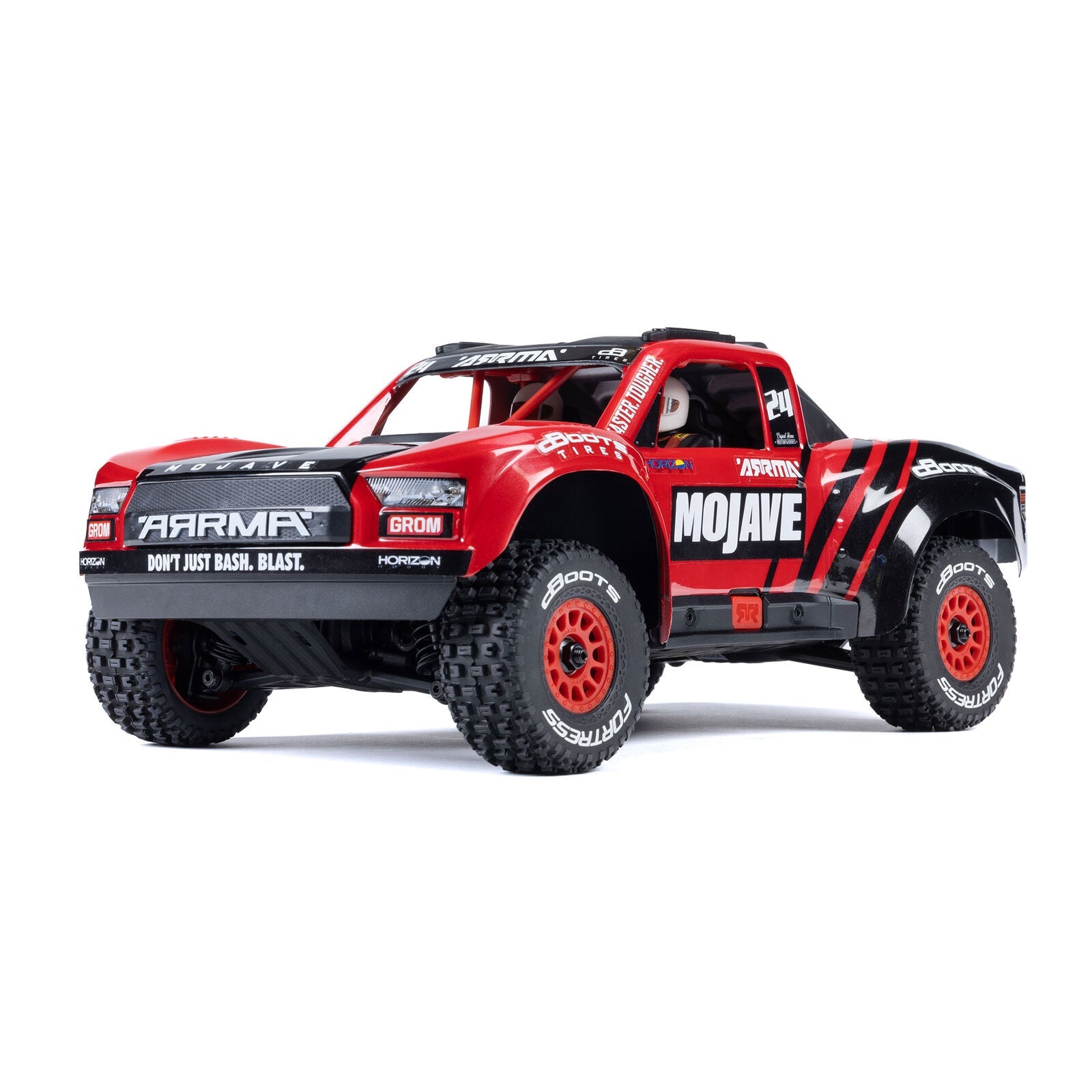 ARRMA: MOJAVE GROM MEGA 380 Brushed 4X4 Small Scale Desert Truck RTR with Battery & Charger (ARA2104) Horizon Hobby