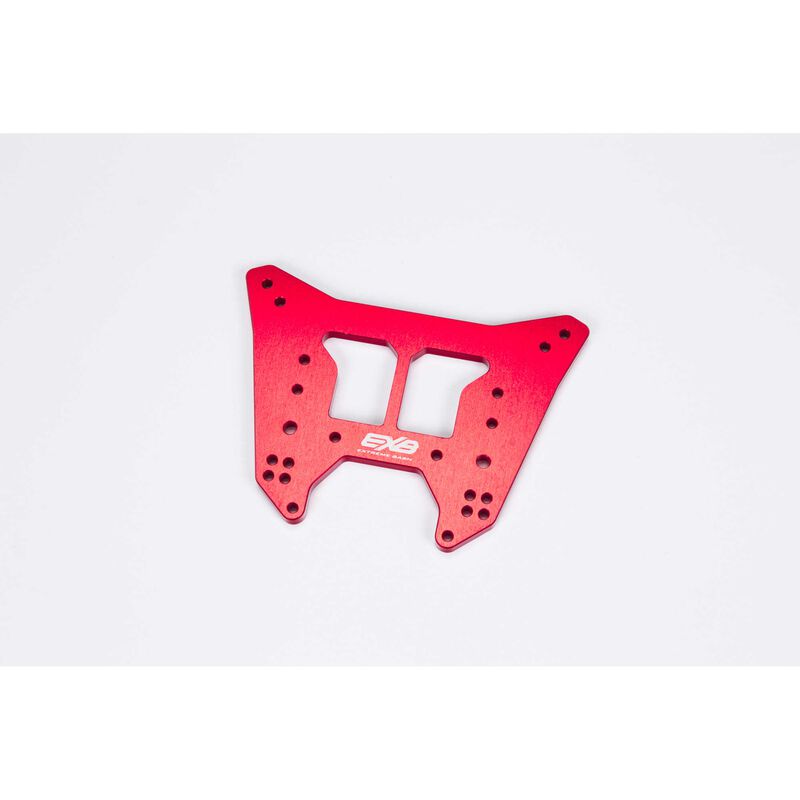 ARRMA Rear Aluminum Shock Tower CNC 7075 T6 ML, Red: EXB (ARA320580) Horizon Hobby