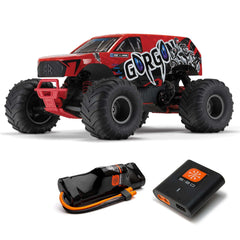 ARRMA 1/10 GORGON 4X2 MEGA 550 Brushed Monster Truck RTR with Battery & Charger (ARA3230S) Horizon Hobby