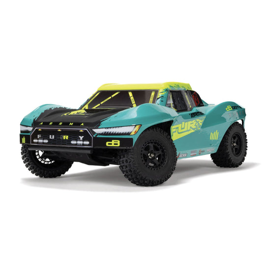 ARRMA 1/10 FURY 223S DSC 2WD RTR Brushless Short Course Truck (ARA3521T) Horizon Hobby