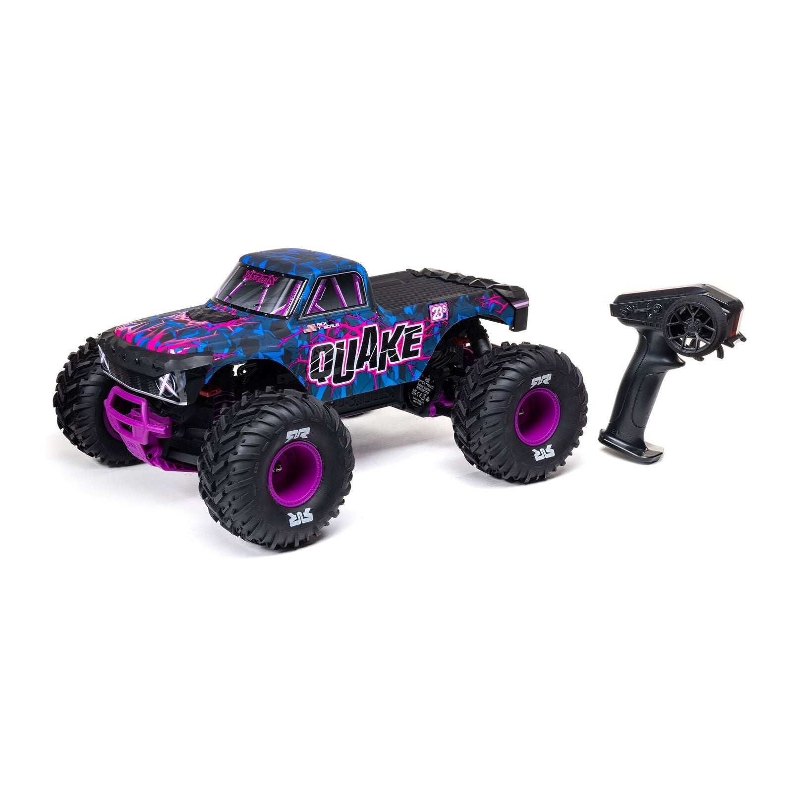 1/10 QUAKE 223S DSC 2WD RTR Brushless Monster Truck (ARA3537T) Horizon Hobby