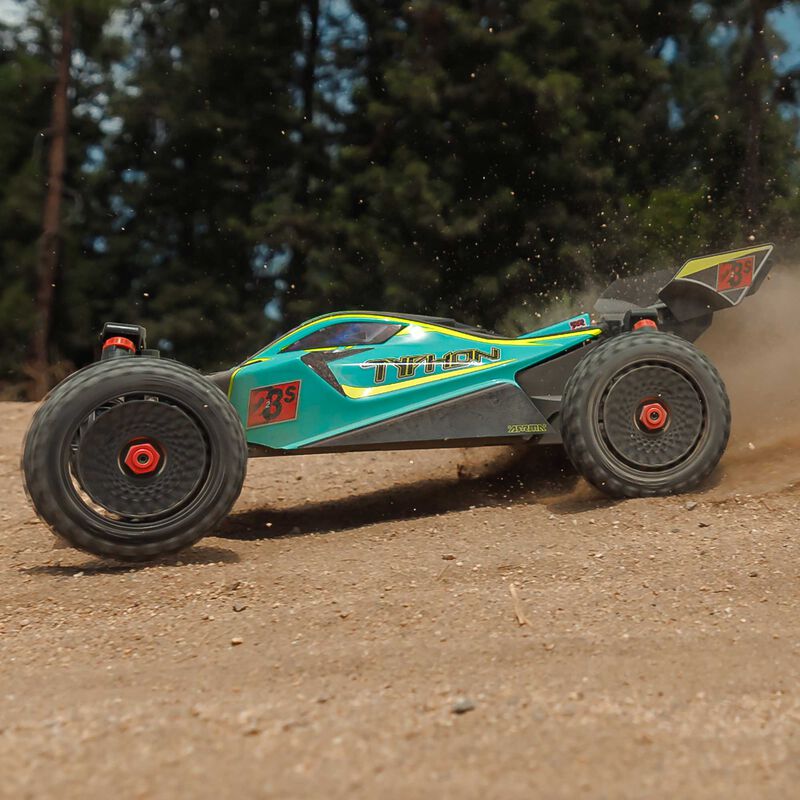 ARRMA: 1/8 TYPHON 223S BLX Brushless 4X4 Buggy RTR with DSC, Green (ARA4306V4) Horizon Hobby