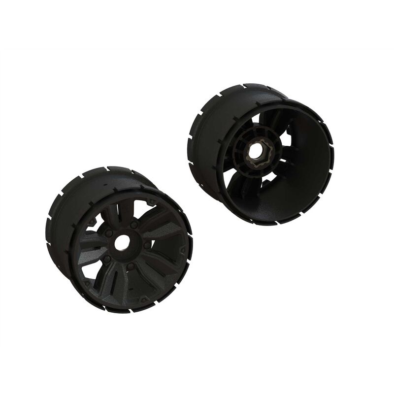 MT Wheels, 4.9in 24mm Hex (2) (ARA510122) Horizon Hobby