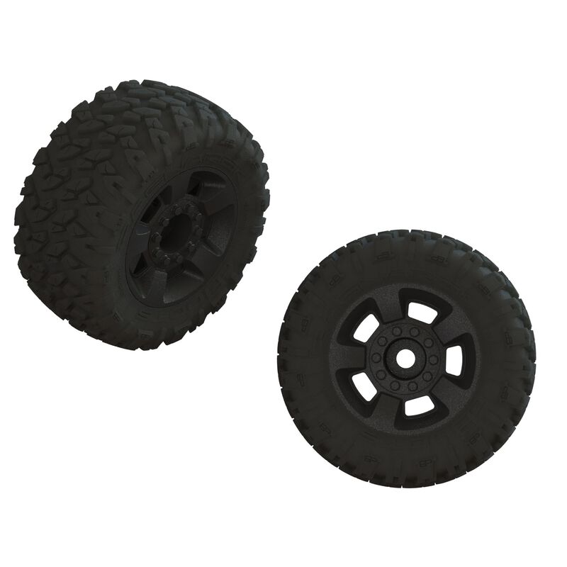 ARRMA dBoots RAGNAROK Pre-mounted Tire Set (2) (ARA550109) Horizon Hobby