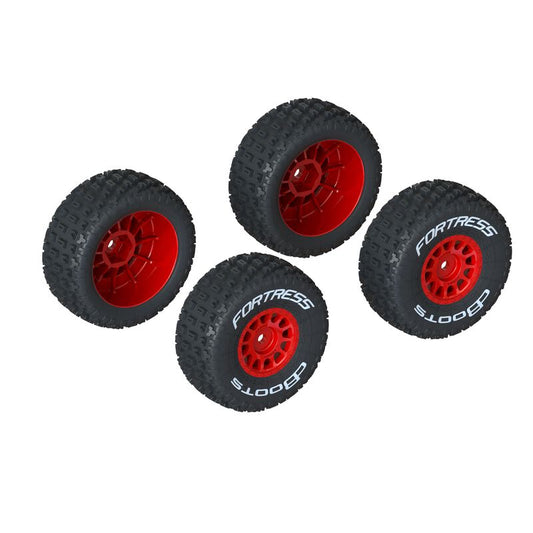 ARRMA dBoots 'FORTRESS' Tire Set Glued (2 Pairs) (ARA55011) Horizon Hobby