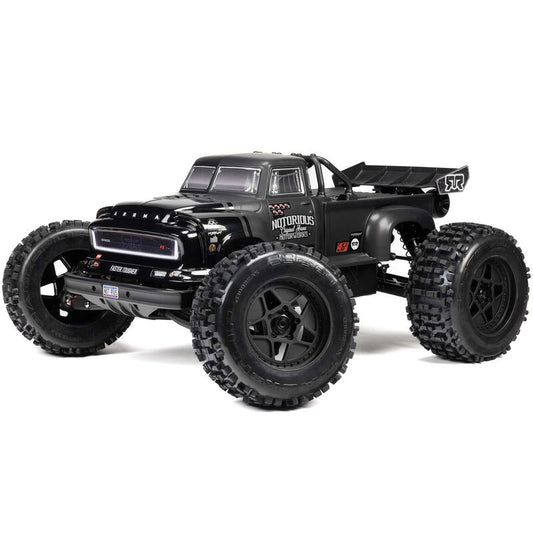 ARRMA 1/8 Notorious 6S BLX V6 4WD Brushless Classic Stunt Truck with Spektrum RTR (ARA8611V6T) Horizon Hobby