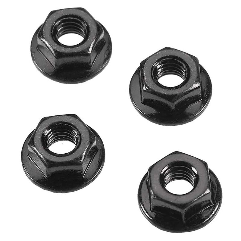 ARRMA Serrated Flange Wheel Nut 4mm (4) (ARAC9750) Horizon Hobby