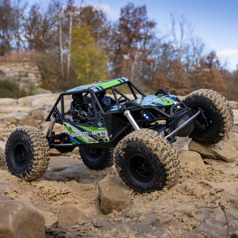 Axial 1/8 AXP8 Gilamon 2.2 4X4 RTR Brushed Trail Buggy, Green (AXI-1207T) Horizon Hobby