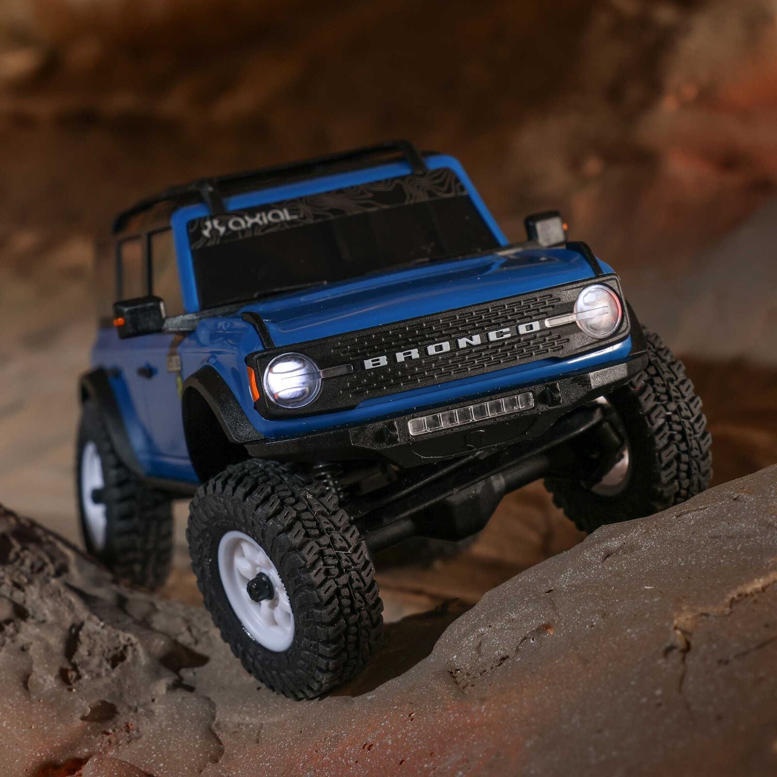 1/30 SCX30 Ford Bronco 4X4 RTR Brushed Rock Crawler (Battery & Charger Included) Horizon Hobby