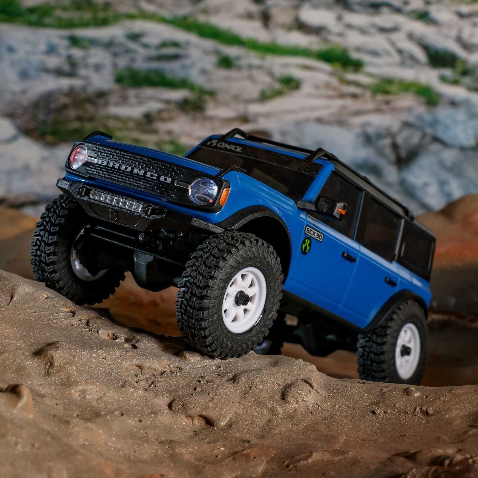 1/30 SCX30 Ford Bronco 4X4 RTR Brushed Rock Crawler (Battery & Charger Included) Horizon Hobby