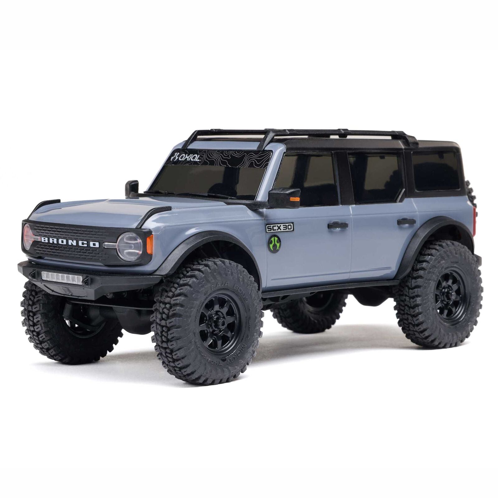 1/30 SCX30 Ford Bronco 4X4 RTR Brushed Rock Crawler (Battery & Charger Included) Horizon Hobby