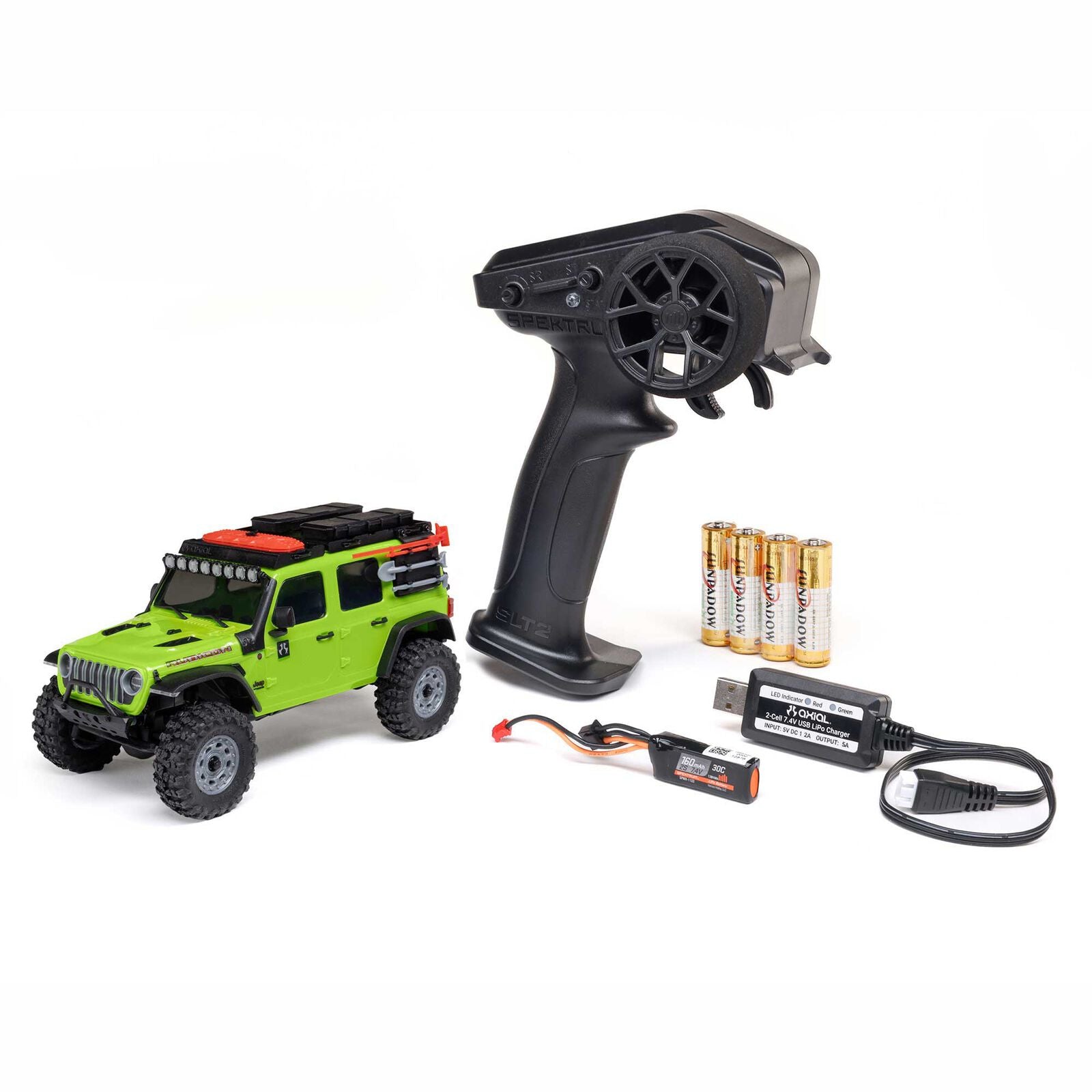 1/30 SCX30 Jeep Wrangler JLU 4X4 RTR Brushed Rock Crawler (Battery & Charger Included) Horizon Hobby