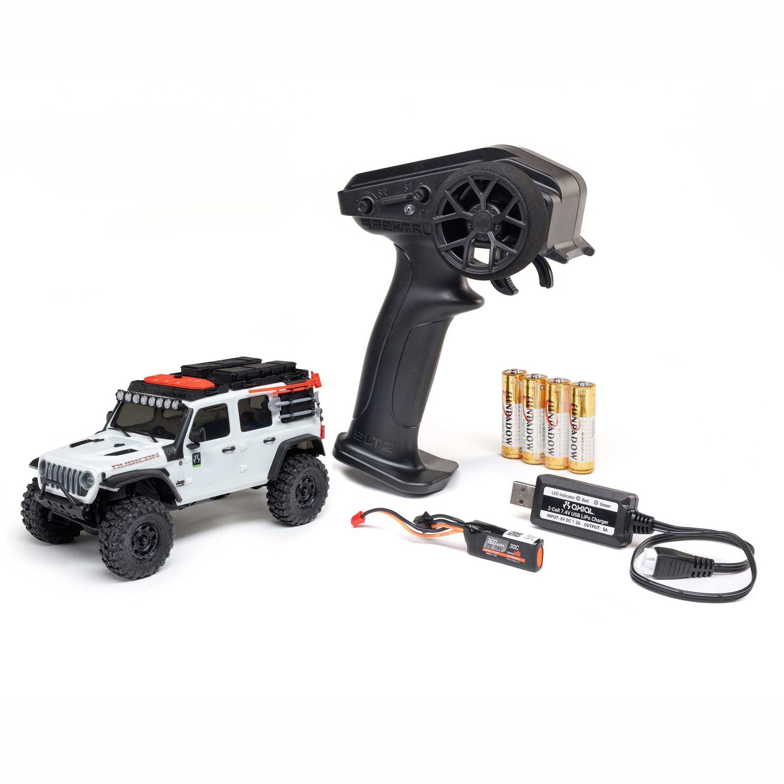 1/30 SCX30 Jeep Wrangler JLU 4X4 RTR Brushed Rock Crawler (Battery & Charger Included) Horizon Hobby