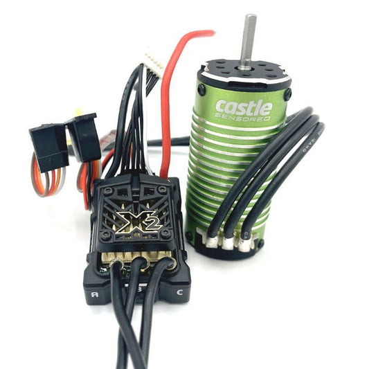Castle MAMBA MICRO X2,16.8V, WP Sensored ESC & 1007-8450Kv Motor Combo (CSE010017107) Horizon Hobby