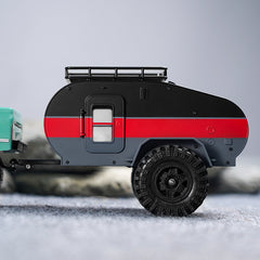 INJORA Scale Teardrop Trailer With Hitch For 1/24 Axial SCX24 INJORA