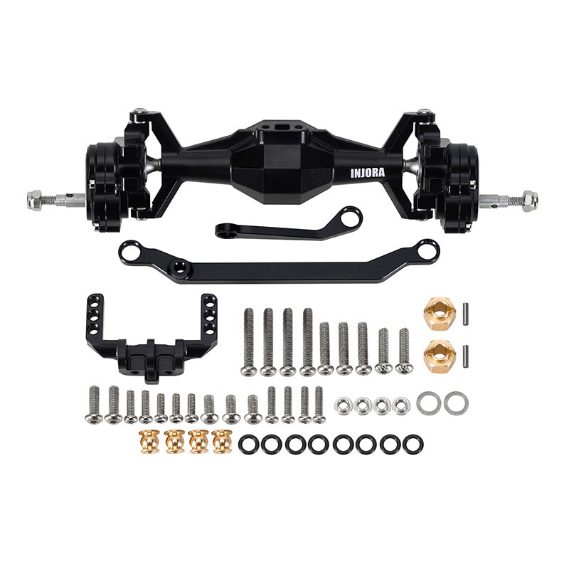 INJORA +5mm Diamond Portal Axles With Lay Down Servo Mount & Links For 1/18 TRX4M INJORA