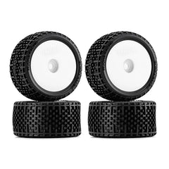INJORA Unglued Pin Buggy Tires & Wheels for 1/28 Losi Micro-T