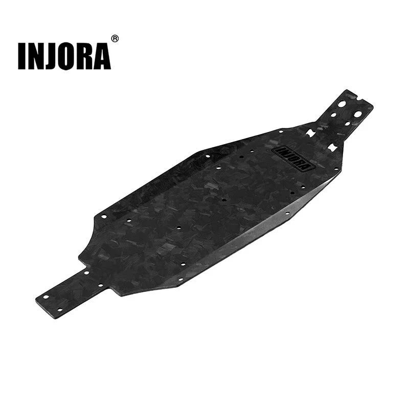 INJORA Forged Carbon Fiber Chassis for 1/24 Buggy Losi Micro-B (8g) (LOS-26) INJORA