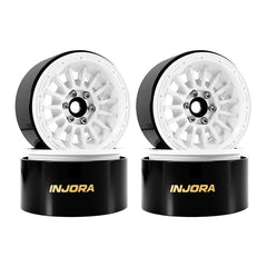 INJORA 2.2" Brass & Aluminum Wheels for 1/10 RC Crawlers (W2259) INJORA