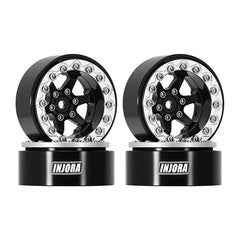 INJORA 1.3" Aluminium -5.25mm Offset Wheels for Micro Crawlers (W1313) INJORA