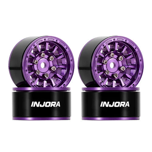 INJORA 1.0" Aluminum Wheels for Micro Crawlers INJORA