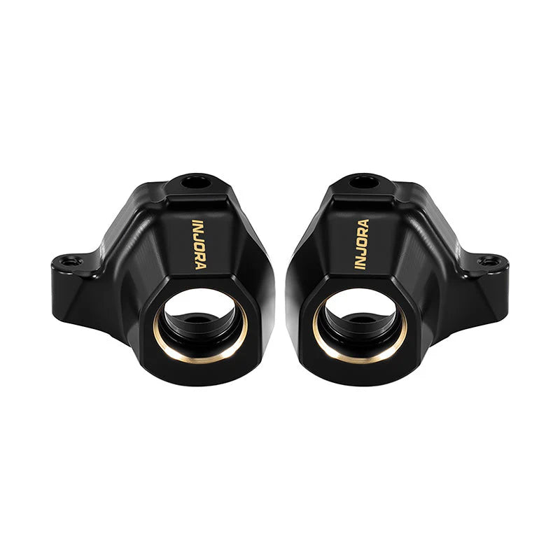 INJORA Black Brass Steering Knuckles for 1/30 Axial SCX30 INJORA