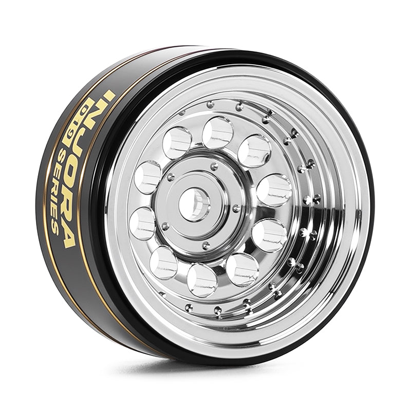 INJORA 0.7" D19 Brass Beadlock Wheels For 1/30 Axial SCX30 INJORA