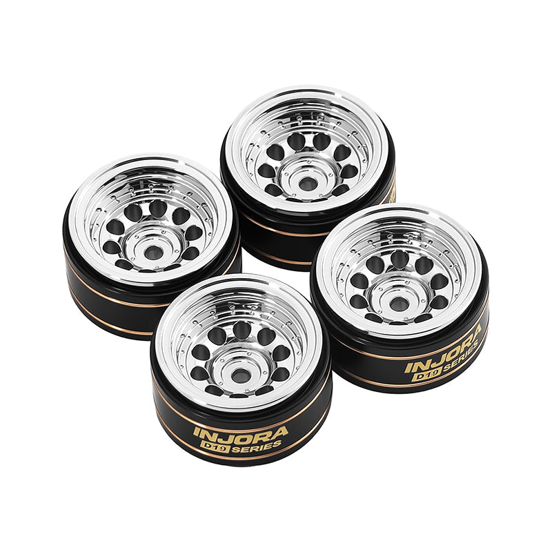 INJORA 0.7" D19 Brass Beadlock Wheels For 1/30 Axial SCX30 INJORA