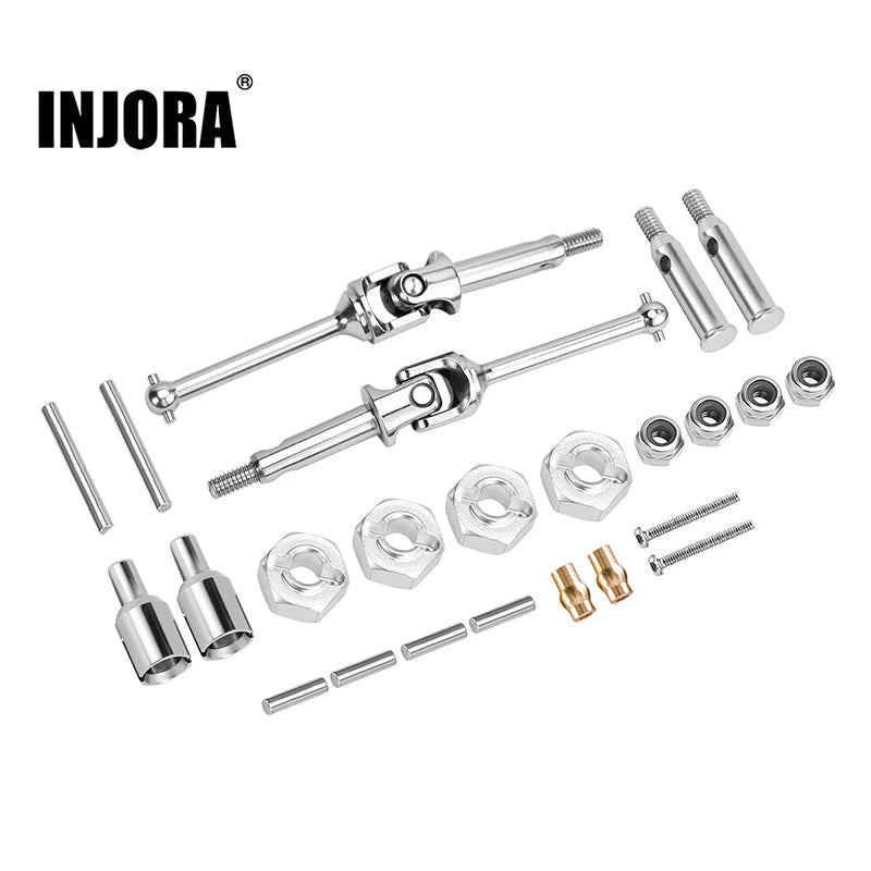 INJORA U-joint Drive Shaft Wheel Hexes for Losi Micro-B Micro-T INJORA
