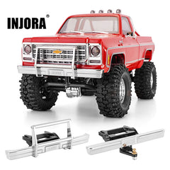 Injora CNC Aluminum Front Rear Bumper For 1/18 TRX4M High Trail K10 (4M-83FR) INJORA
