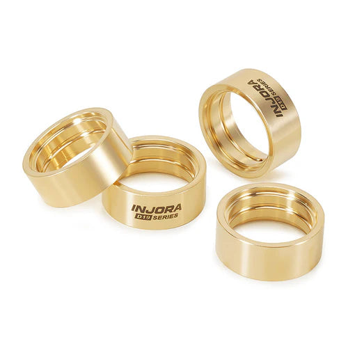 INJORA 10.1g Brass Inner Clamp Rings for INJORA 0.7" D19 Wheels INJORA