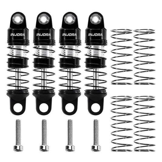 INJORA 22.5mm/26mm Aluminum Oil Shocks for 1/30 Axial SCX30 INJORA