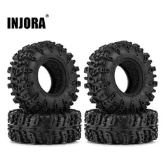 INJORA 0.7" 36*14mm Swamp Claw Tires for 1/30 SCX30 (T7019) INJORA