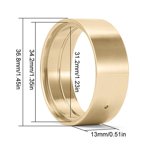 INJORA 27g/pcs Brass Inner Rings for INJORA 1.3" Wheels INJORA