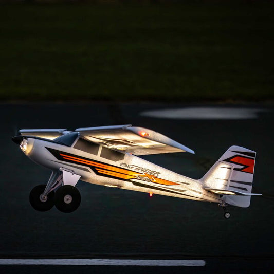 E-flite Night Timber X Evolution 1.2m BNF Basic with AS3X+ and SAFE Select (EFL013850) Horizon Hobby