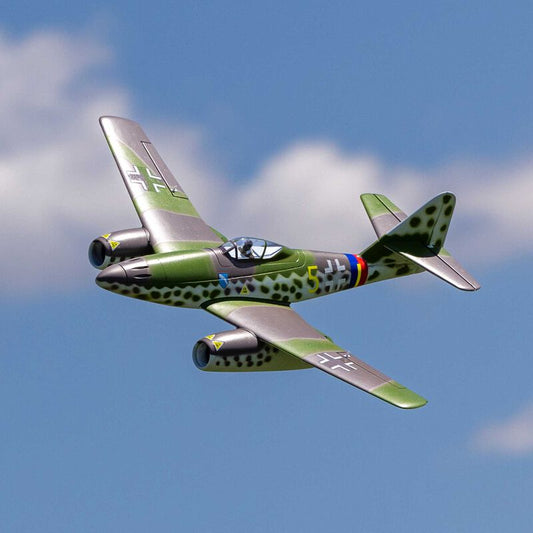 E-flite UMX Me 262 30mm EDF Jet BNF Basic with AS3X and SAFE Select, 660mm (EFLU31050) Horizon Hobby