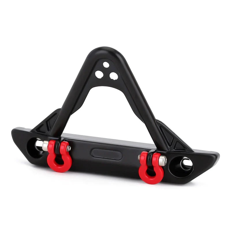 INJORA Metal Front Stinger Bumper with Lights for SCX24 Jeep Wrangler Gladiator (SCX24-48A) INJORA