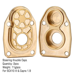 INJORA Heavy Duty Brass Outer Portal Steering Knuckle (C) for Axial SCX10 III Capra 1.9 (11g/pcs)