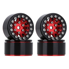 INJORA 1.0" 12-Spokes Beadlock Wheels for Micro Crawlers (W1049) INJORA