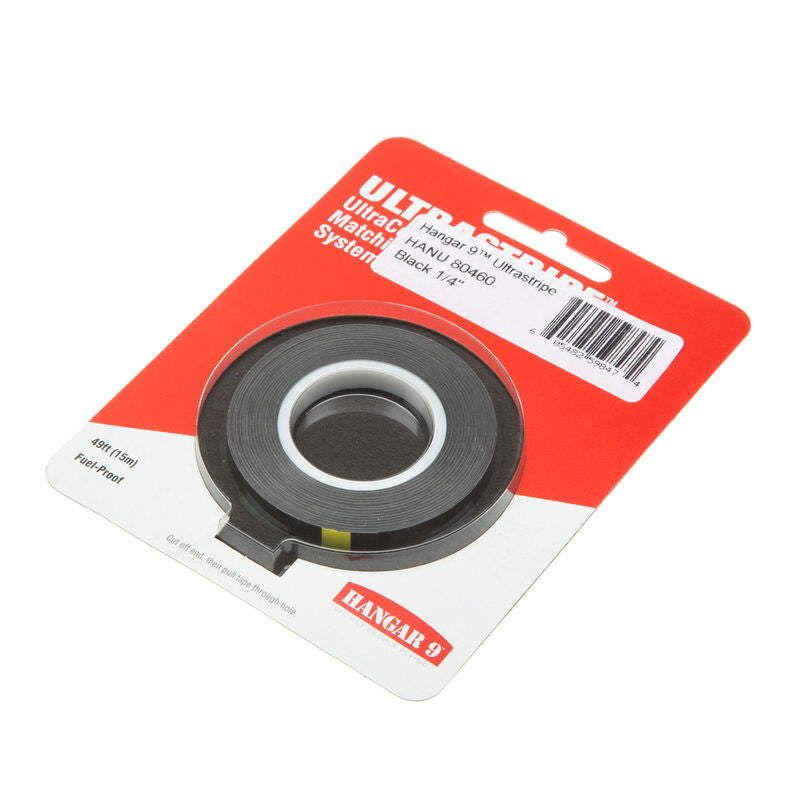 UltraStripe, Black 1/4"(HANU80460) Horizon Hobby