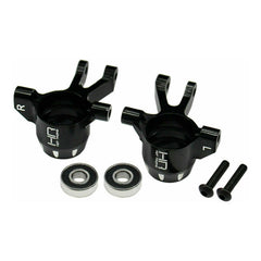 Hot Racing: Aluminum Steering Block Set w/ Heavy Duty Bearings, 1/10 Traxxas Mini Maxx (HRAMMX21M01) Hot Racing