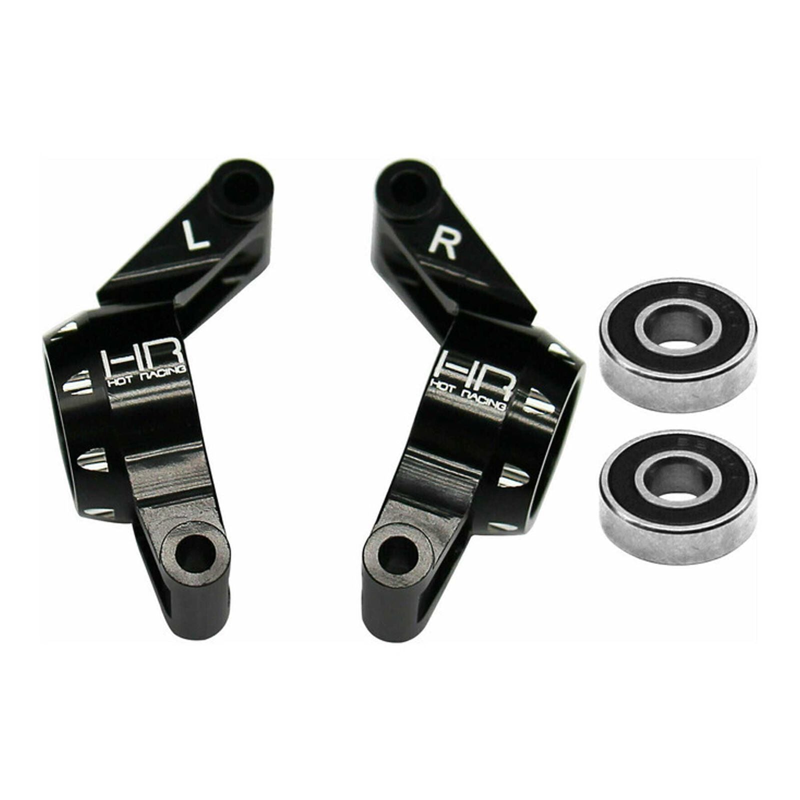Hot Racing: Aluminum Axle Carrier Set w/ Heavy Duty Bearings, 1/10 Traxxas Mini Maxx Hot Racing