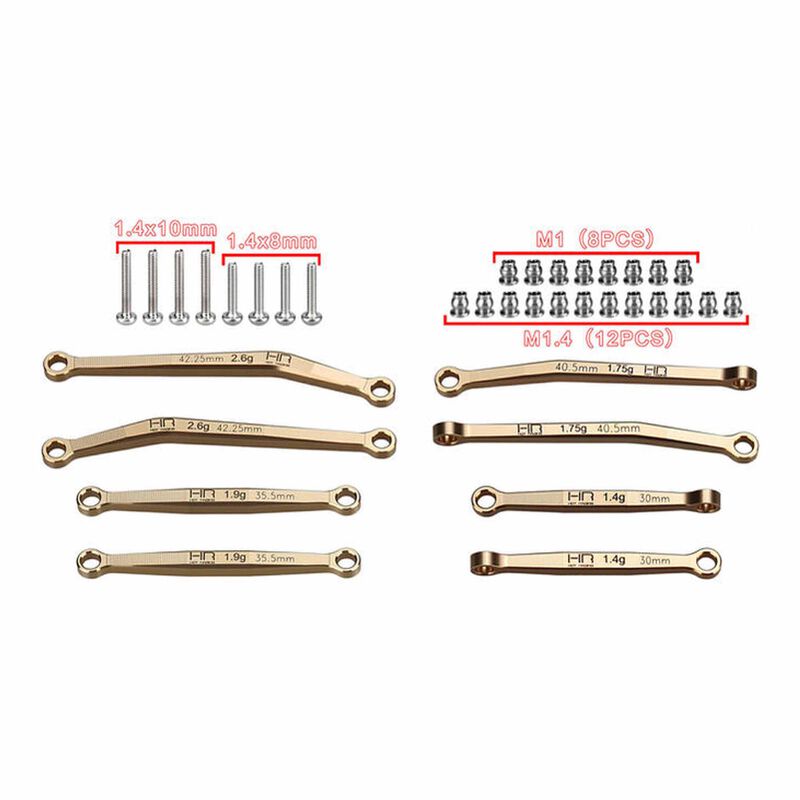 No Flex Upgrade Brass Link Set - SCX30 Horizon Hobby