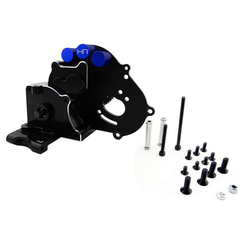 Hot Racing Aluminum Transmission Case: Traxxas Slash, Rustler, Stampede 2WD (HRATE12HX01) Horizon Hobby