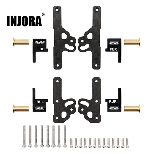 Injora CNC Aluminum Flex Blades Suspension Travel Extension For 1/24 Axial SCX24 (SCX24-163) INJORA