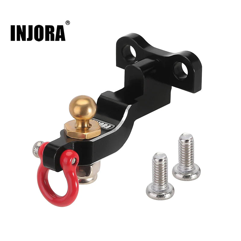 INJORA Aluminum Trailer Tow Hitch With Brass Ball For 1/18 TRX4M INJORA