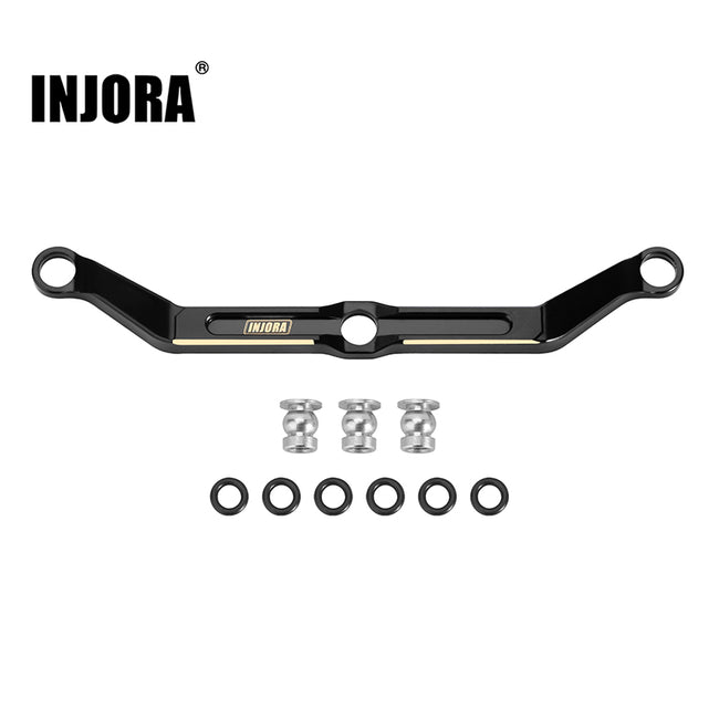 INJORA 12g Black Brass Steering Link for 1/18 TRX4M (4M-06BK) INJORA